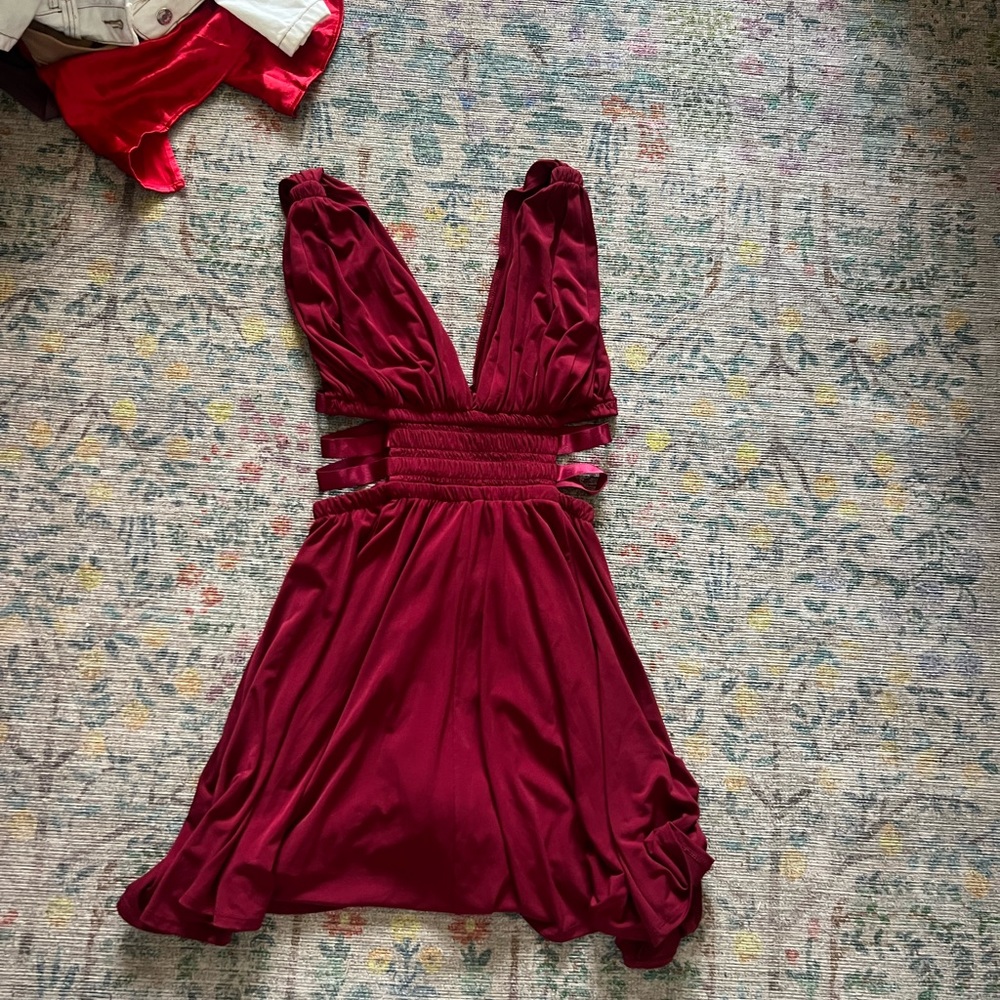 Express red dress